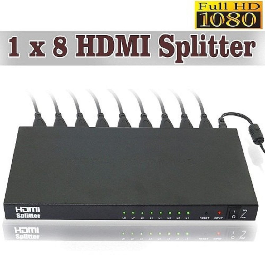 HDMI Splitter - 8-Port - 3D 1080P - HDMI Splitter 1 In 8 Out - 8
