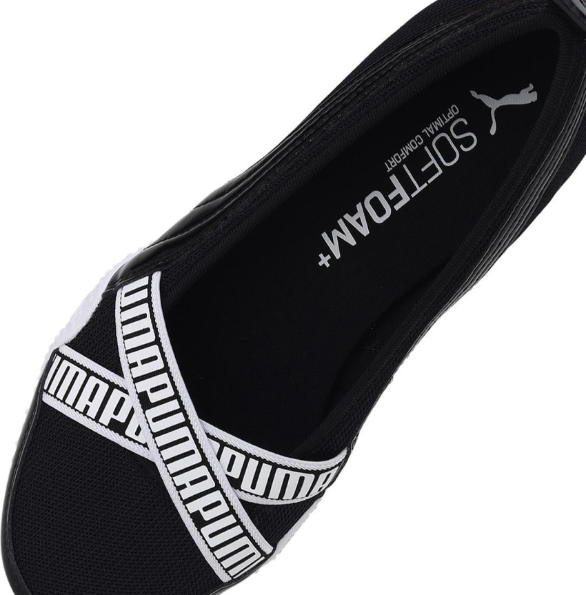 Puma ballet flats on sale black