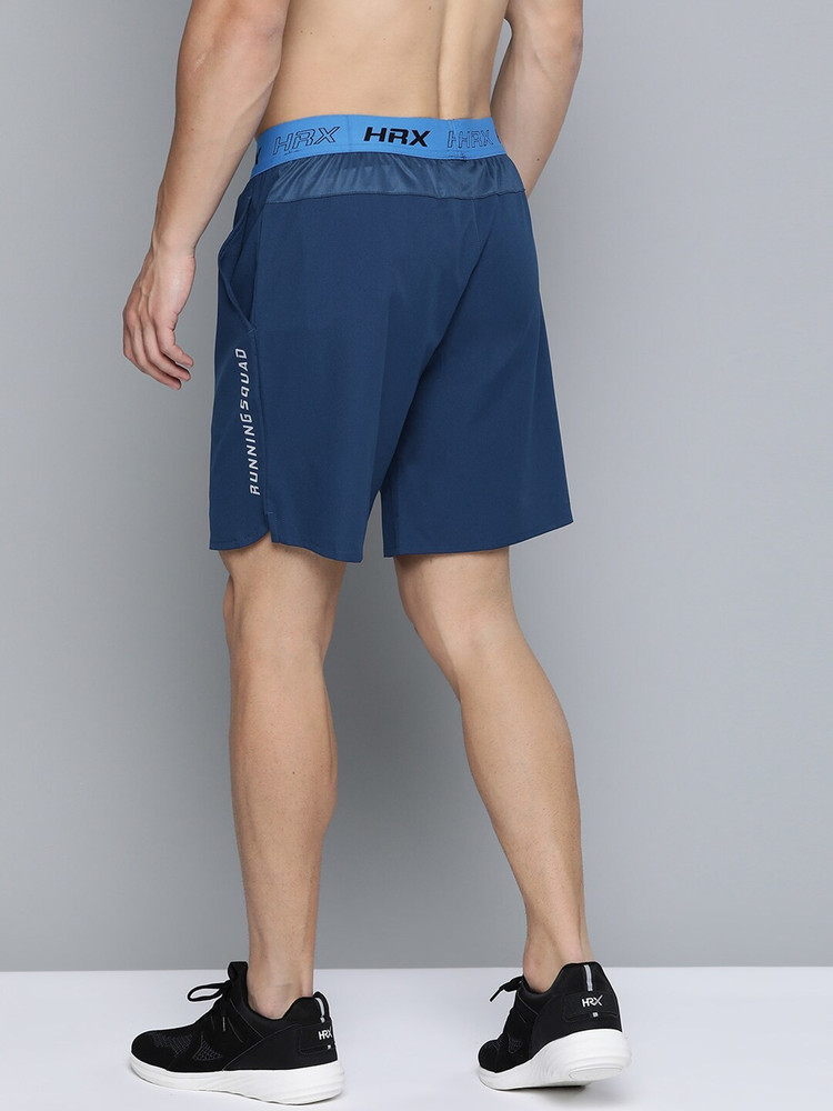HRX by Hrithik Roshan Solid Men Dark Blue Sports Shorts