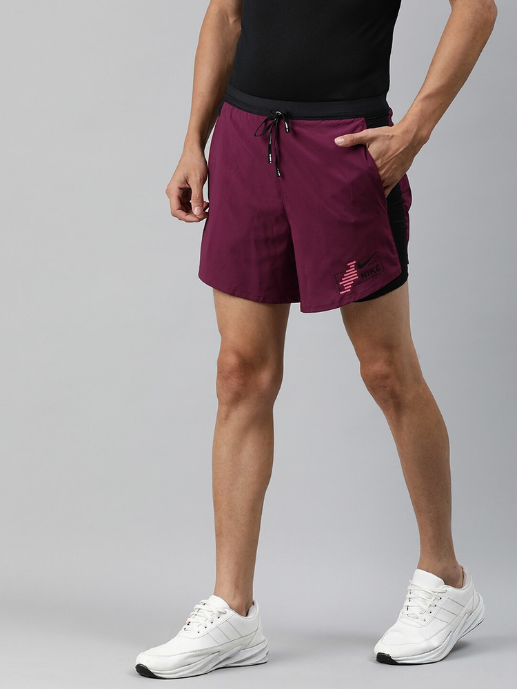 Maroon nike shorts top