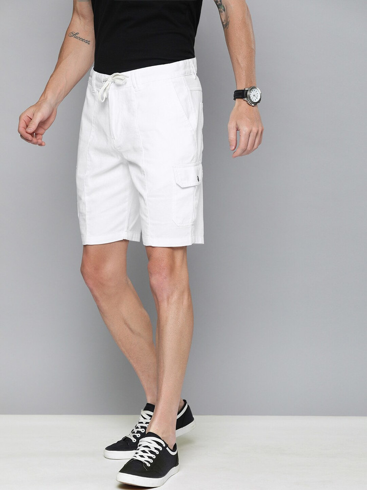 White best sale cargo shorts
