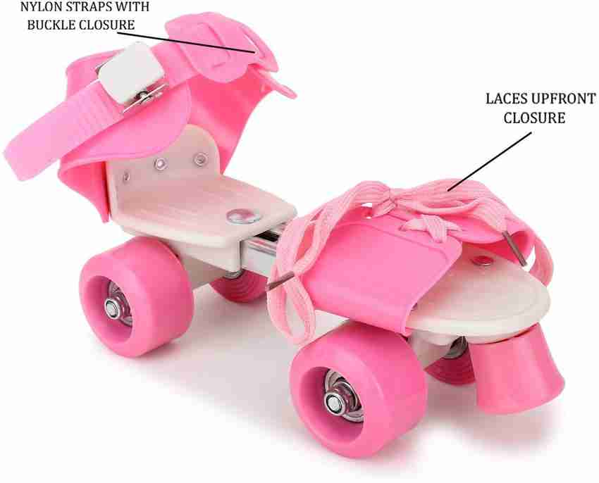 EXORNATOR Roller Skates for Girls Age Group 7 12 Years Adjustable Inline Skating Shoes with School Sport Quad Roller Skates Size 4 8 UK Buy EXORNATOR Roller Skates for Girls Age Group