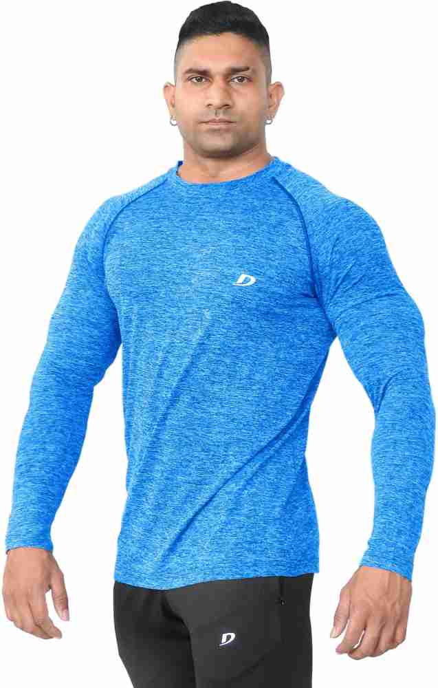 Buy Fuaark Melange Sports and Gym Tshirt Green Online at Best