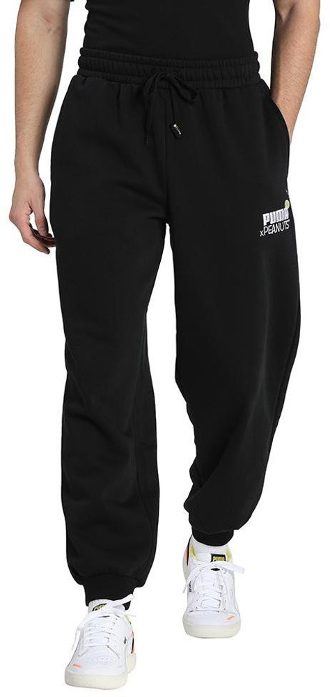 PUMA x PEANUTS Sweatpants Printed Men Black Track Pants - Buy PUMA x PEANUTS  Sweatpants Printed Men Black Track Pants Online at Best Prices in India |  Flipkart.com