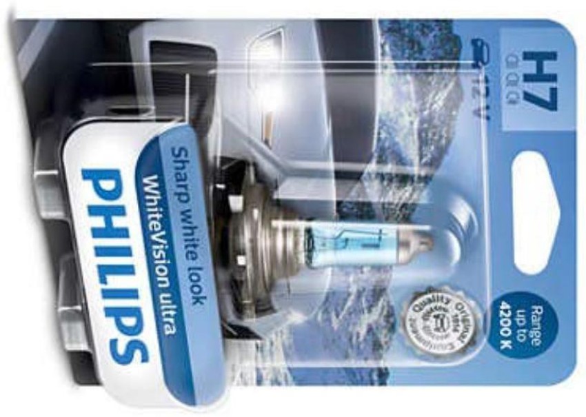 PHILIPS H7 12972 White Vision Ultra Headlight Car Halogen (12 V, 55 W)  Price in India - Buy PHILIPS H7 12972 White Vision Ultra Headlight Car  Halogen (12 V, 55 W) online at