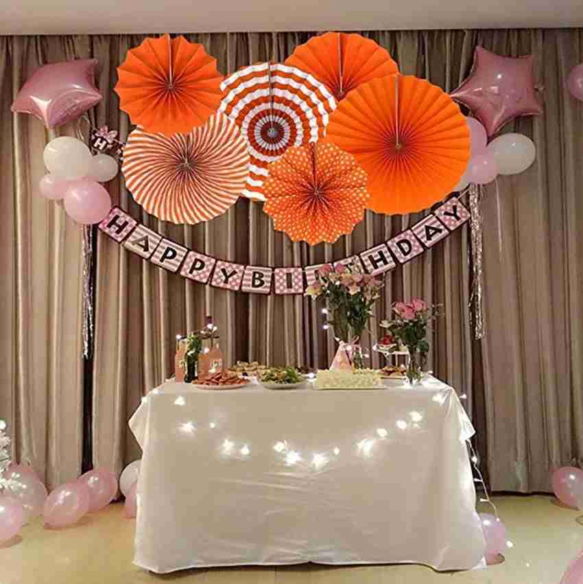 Paper fan party decorations new arrivals