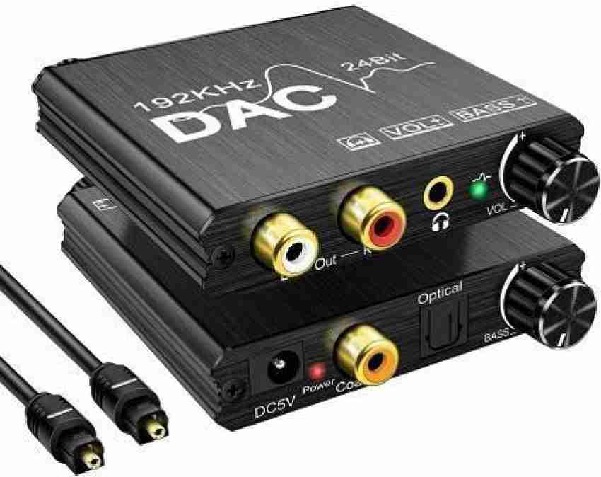 Tobo DAC Volume Adjustable Digital to Analog Optical Toslink to Analog HiFi  Amplifier/Coaxial to Optical 3.5mm L/R… – Tobo Digital