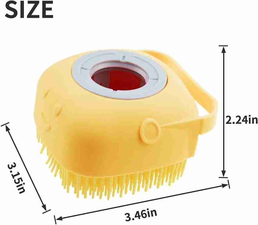 GLowcent Silicone Soft Bath Shower Brush Body Scrubber with Soap Dispenser  G5 - Price in India, Buy GLowcent Silicone Soft Bath Shower Brush Body  Scrubber with Soap Dispenser G5 Online In India