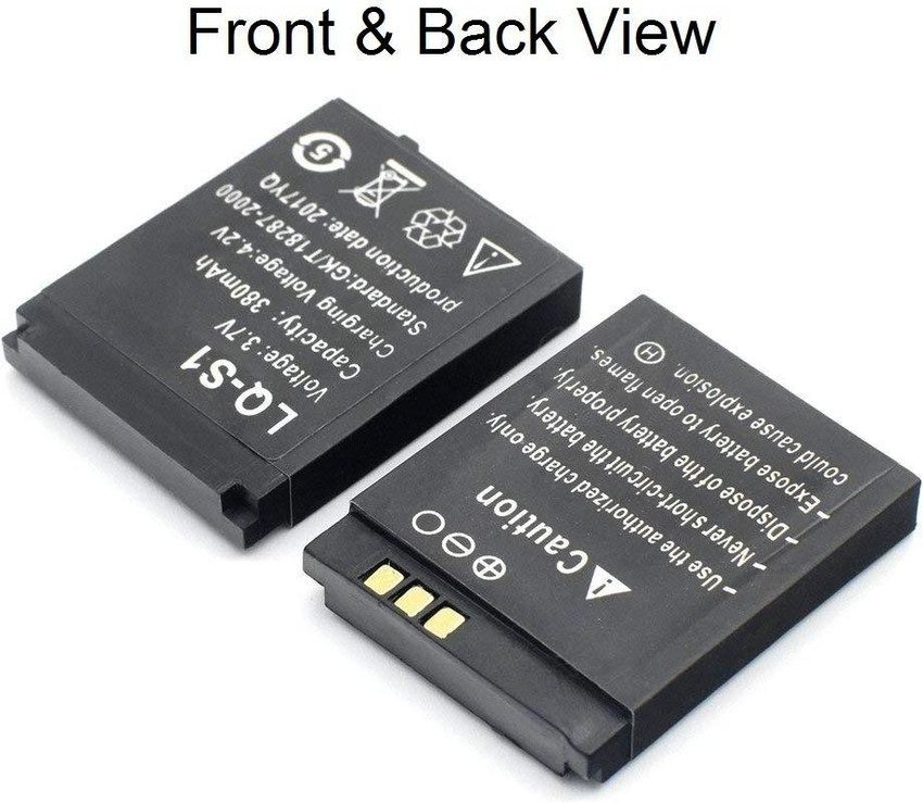 NVIRAV Best Quality 380mAh LQ S1 Rechargeable for Smart Watch DZ09