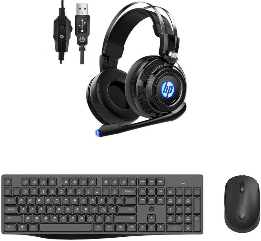  Gaming Keyboard Mouse and Headset with mic Combo USB