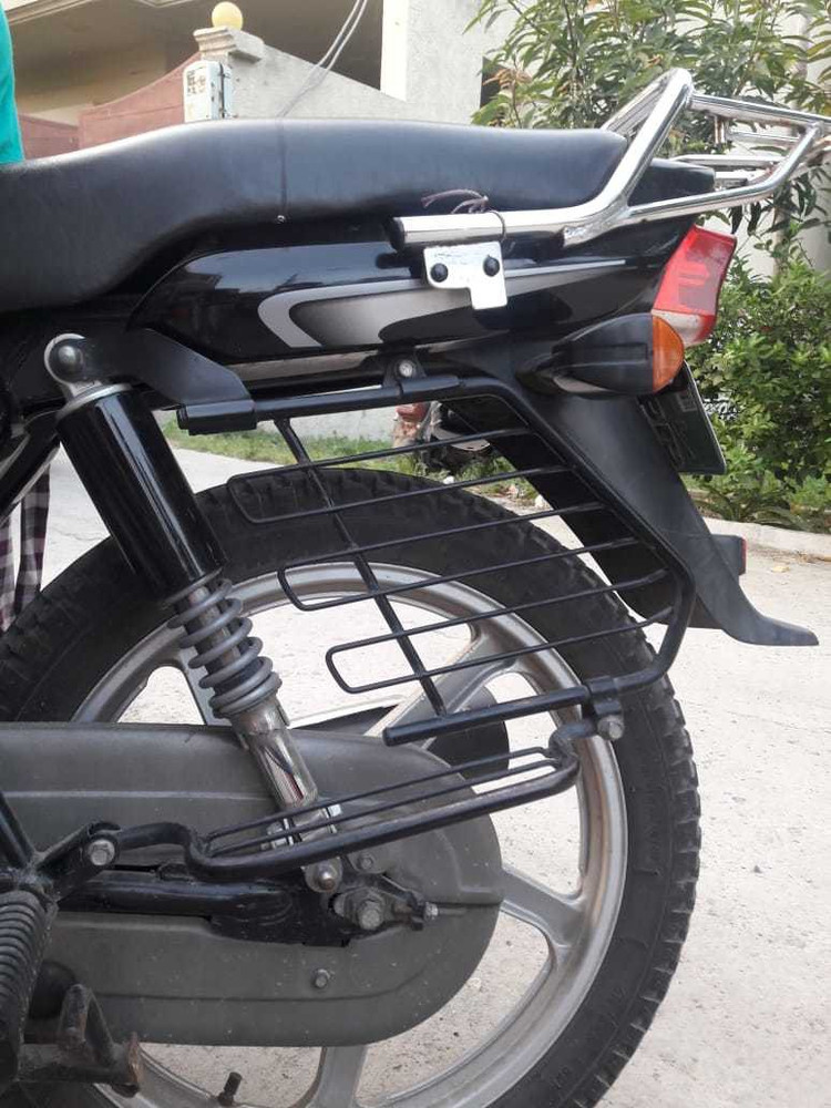 shiv ambika Heavy Bike Side Guard Saree Guard Chrome for Hero