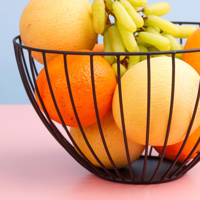 Fruit Basket, 304 Stainless Steel Fruit Bowl, Countertop Fruit