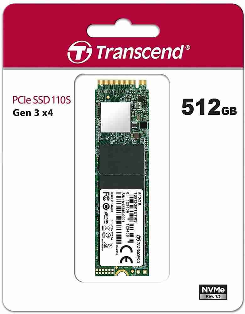Transcend Gen3 x4 80 mm 512 GB Laptop Internal Solid State Drive