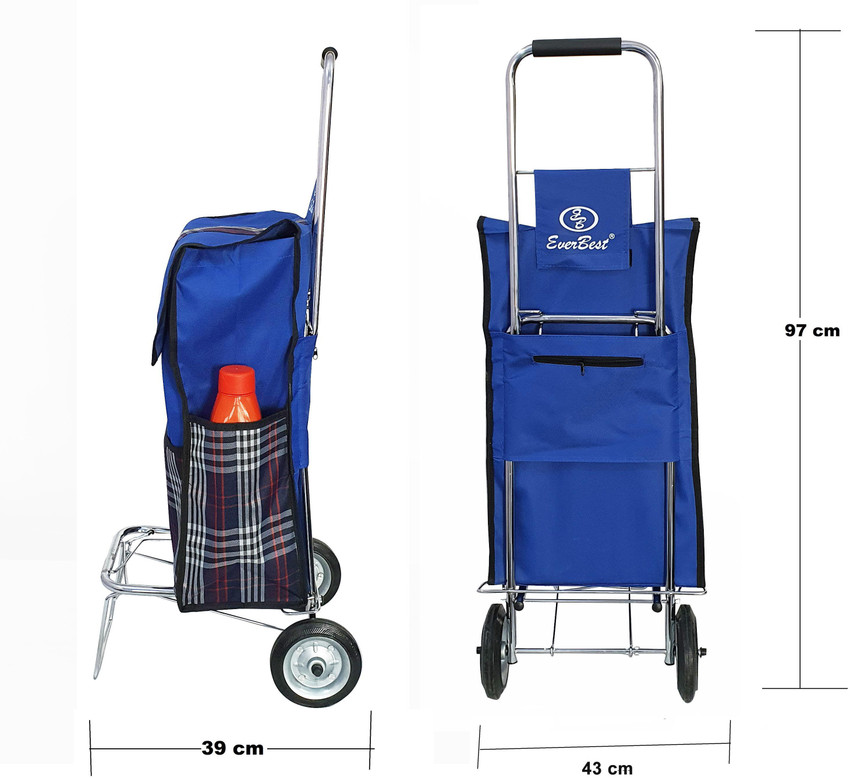 EverBest Multipurpose Grocery Luggage Vegetable Shopping Trolley