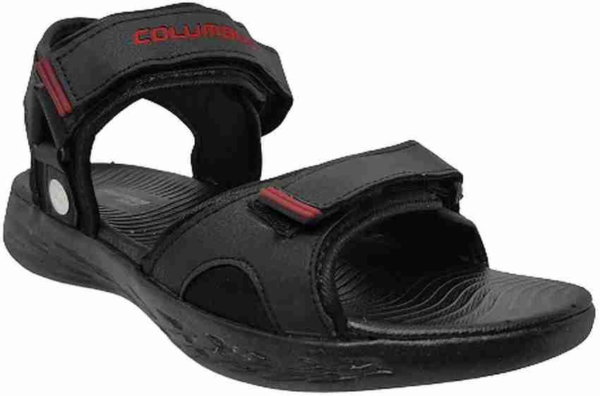 COLUMBUS Men Black Sandals