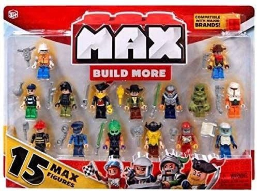 Original Zuru Max Build More Building Blocks Mini Figure Set