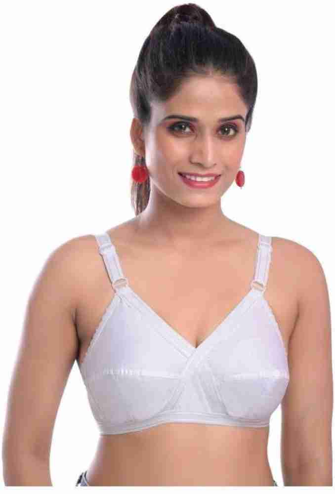 Beauty Plus Pure Cotton Bra Women Full Coverage Non Padded Bra - Buy Beauty  Plus Pure Cotton Bra Women Full Coverage Non Padded Bra Online at Best  Prices in India