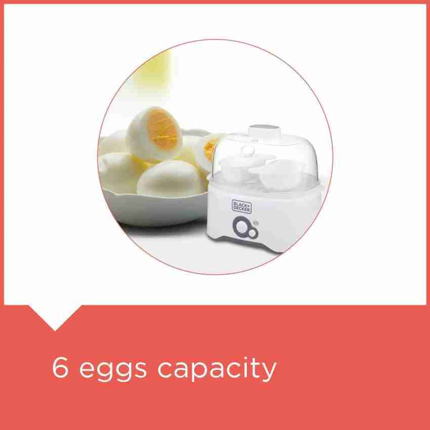 BLACK DECKER BXEG2801IN 280 Watt Egg Cooker with 6 Eggs Capacity