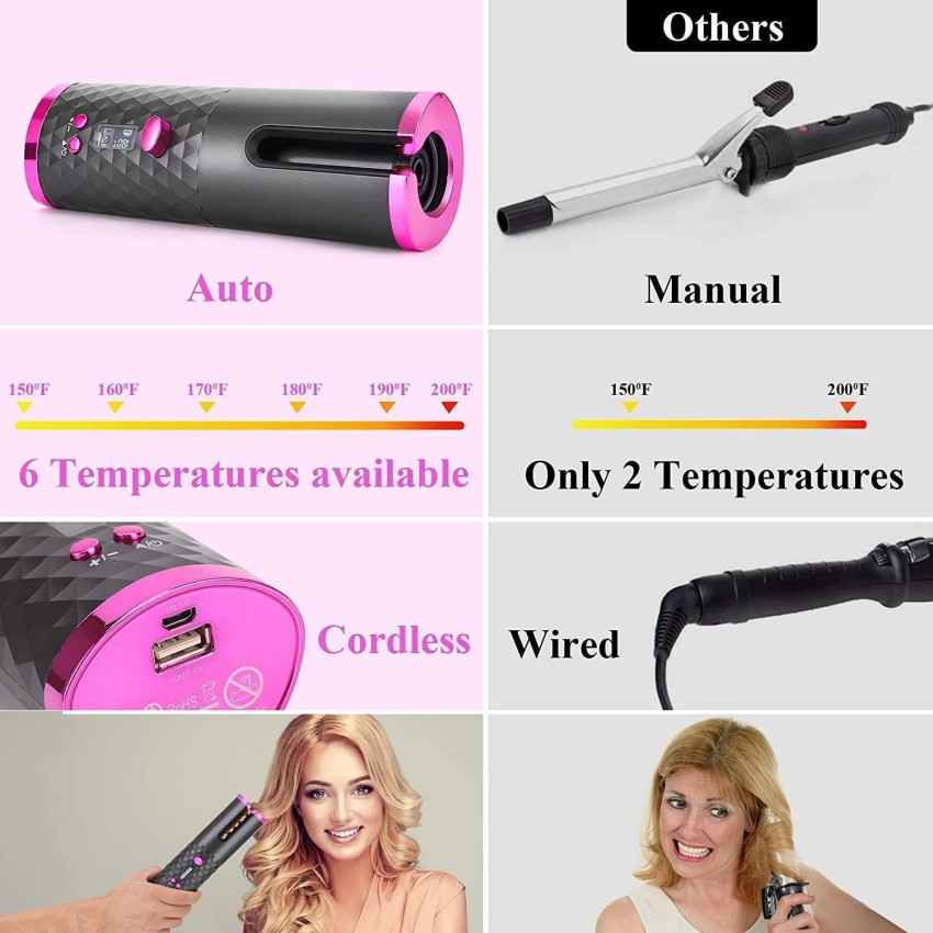 Best cordless best sale automatic hair curler