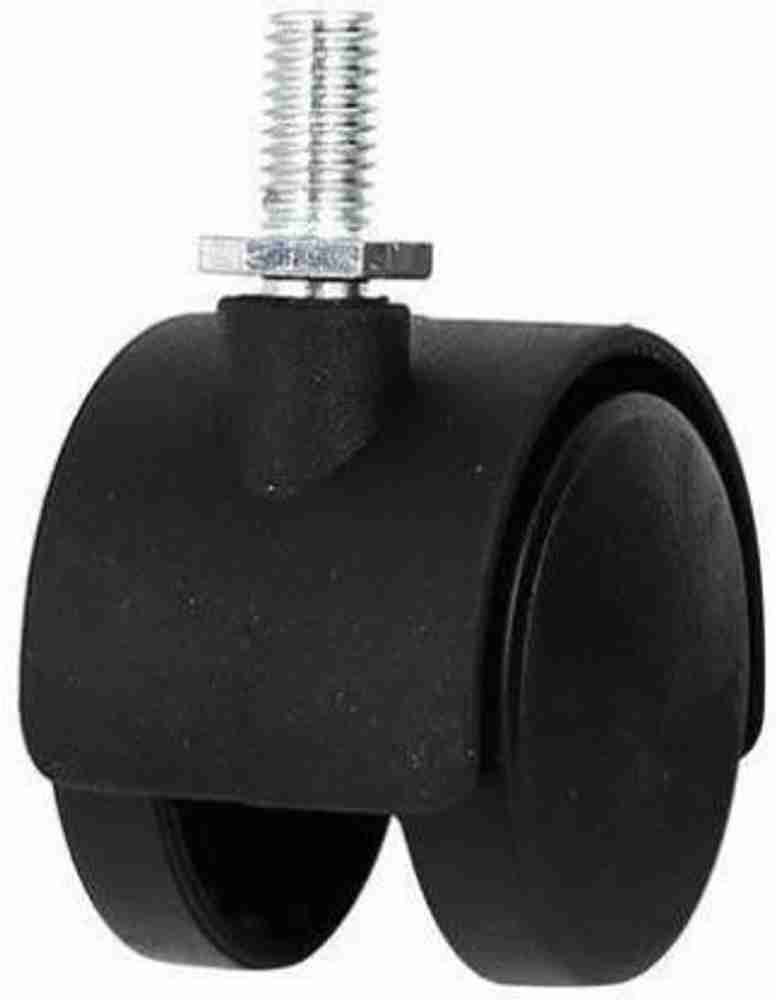 Biway Twin caster Alloy Round wheel for office revolving chair