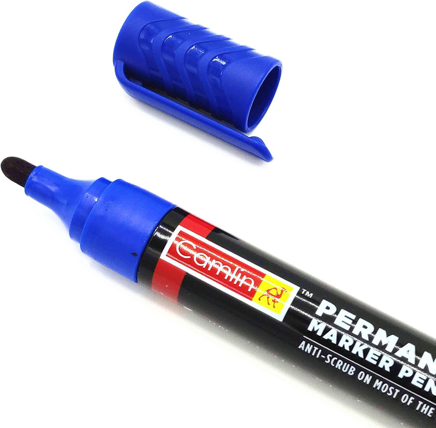 Blue permanent deals marker