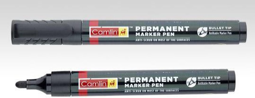 Buy Camlin Fine Tip Permanent Markers Carton of 10 markers in