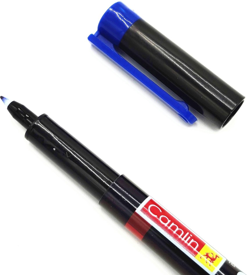 Buy Camlin Kokuyo Marker Pen Blue Ohp 10 Pcs Online At Best Price