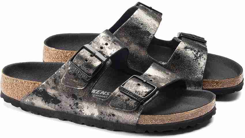 Birkenstock arizona spotted metallic black online