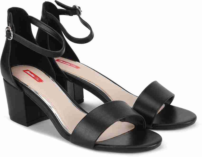 Bata black deals heels sandals