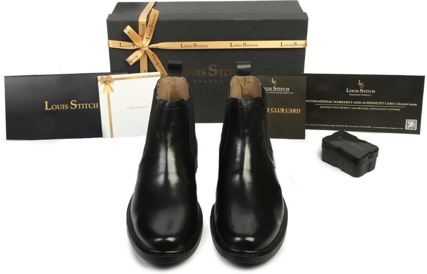 Louis Vuitton Black Leather Formal Ankle Zipped Chelsea Boots – THE-ECHELON