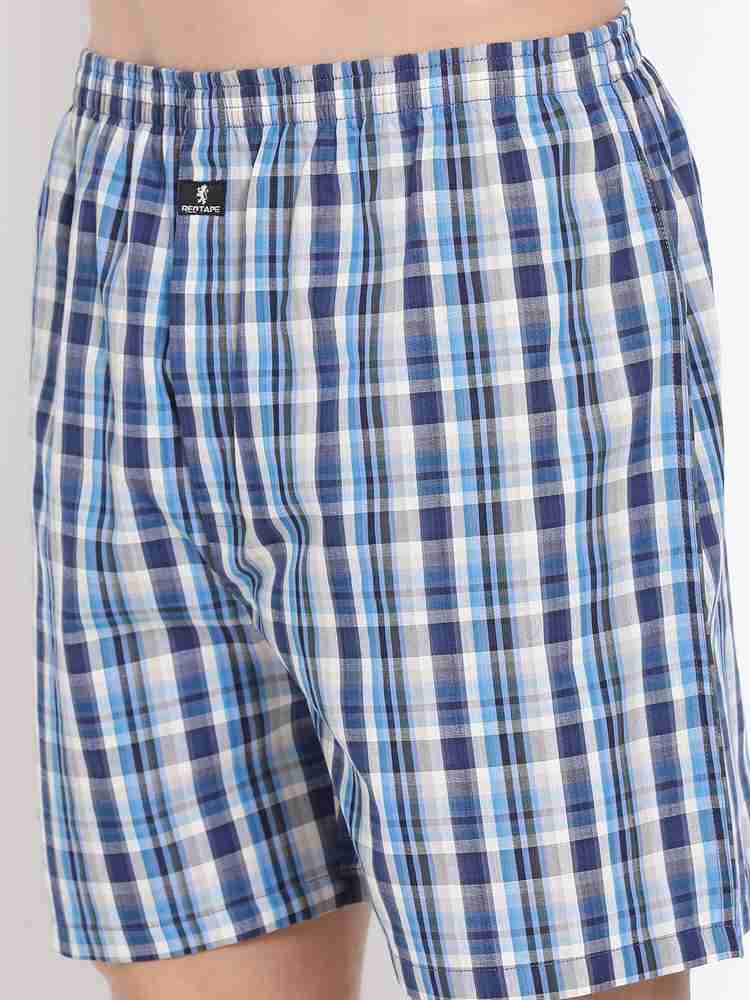 Checkered boxer shorts hot sale