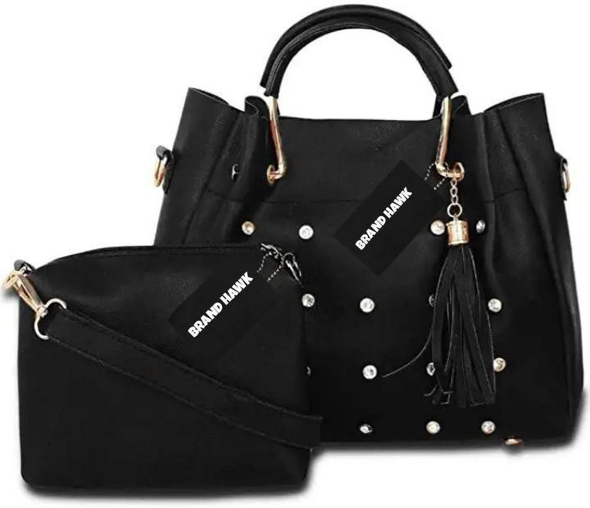 BRAND HAWK Black Sling Bag DESIGNER SLING BAG COMBO SET FOR WOMENS