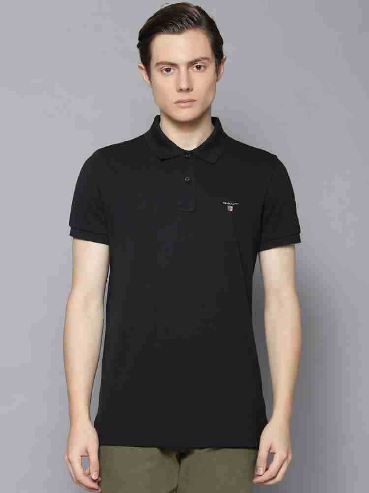 Gant black outlet polo