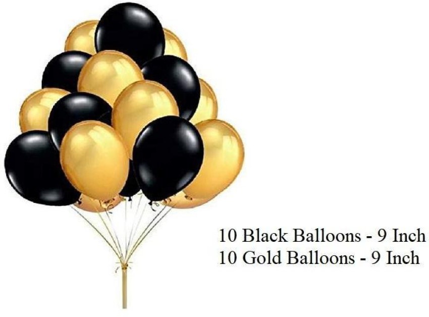 18 Years Birthday Decoration Boy 18 Years - 60pcs Gold Black Balloons Happy  - Aliexpress
