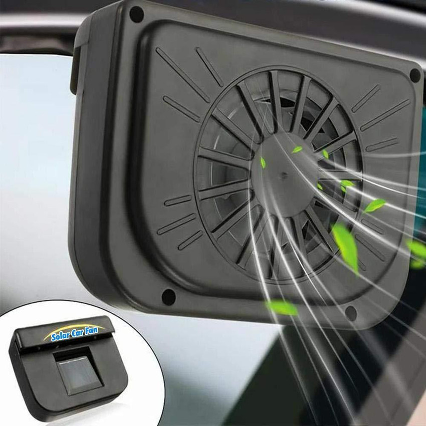 Solar auto shop fan