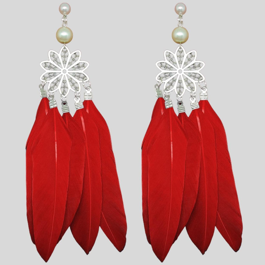 Discover 181+ feather earrings flipkart super hot seven.edu.vn