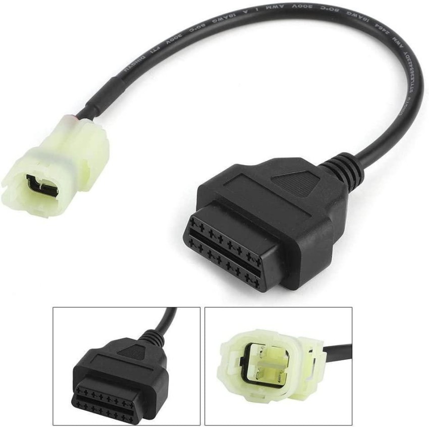 Xsentuals OBD Extension Cable 16pin to 4 pin for Honda Motorcycle OBD  Interface Price in India - Buy Xsentuals OBD Extension Cable 16pin to 4 pin  for Honda Motorcycle OBD Interface online