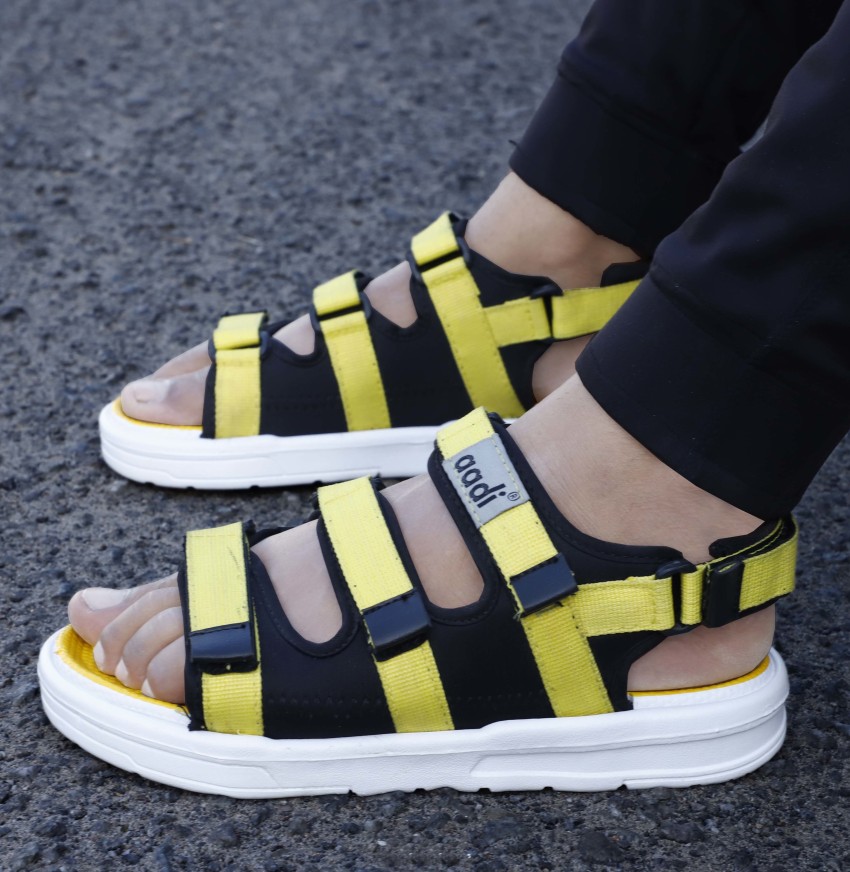 Yellow sandals 2024 for men