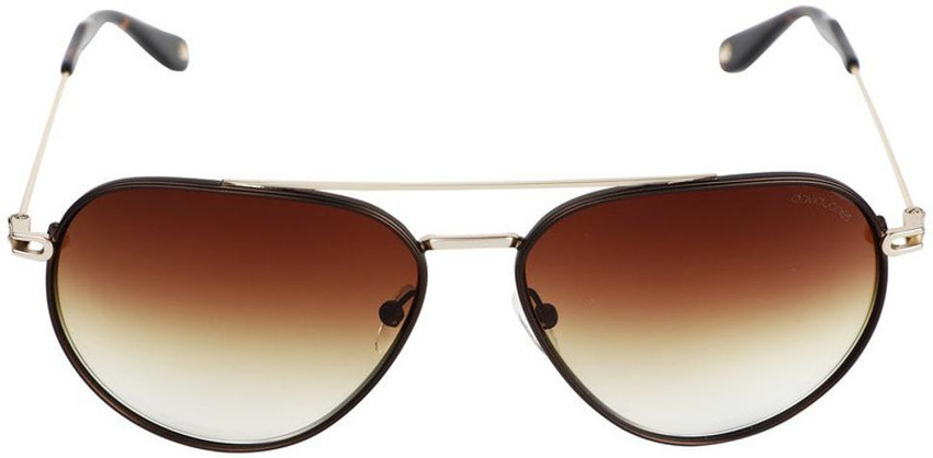 Buy David Jones Retro Square Sunglasses Black For Men Women