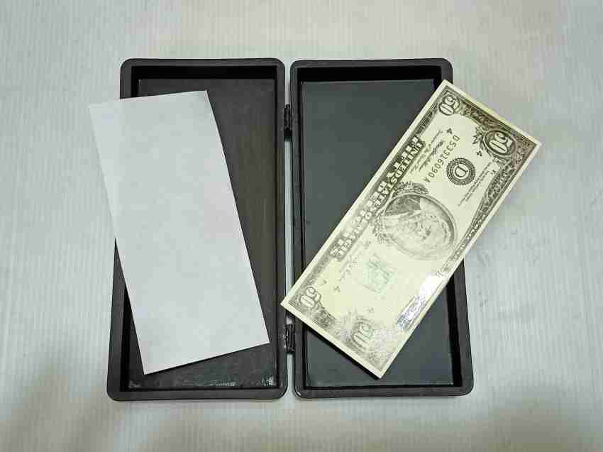 A SARKAR MAGIC WORLD NOTE CHANGE MAGIC BOX / PAPER TO MONEY BOX