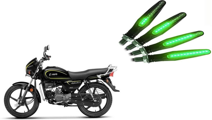 Hero splendor deals plus green