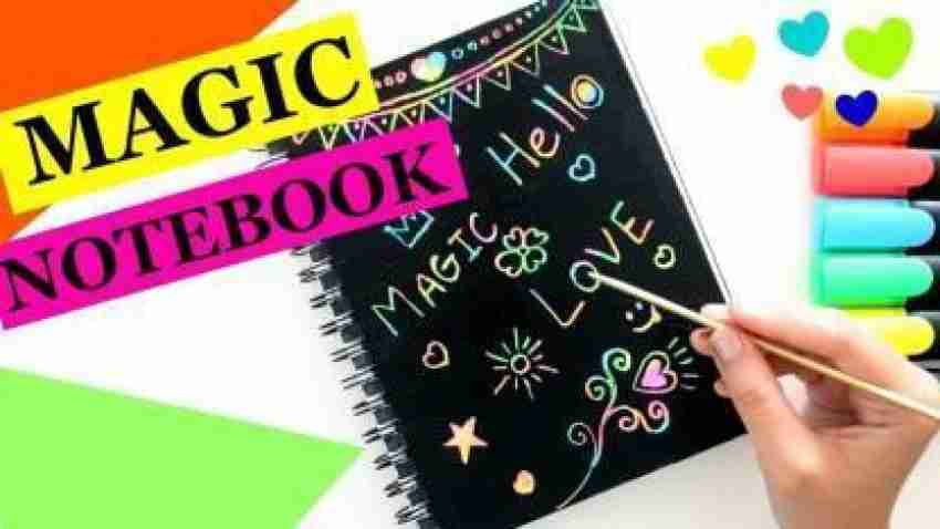 ARVANA Sketch Scratch Paper Note Drawing Book for kids painting