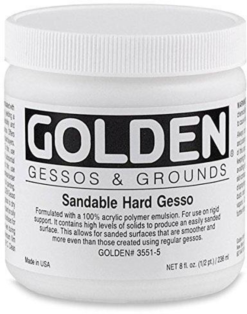 Golden Sandable Hard Gesso 236 ML Sandable Hard Gesso for Oil