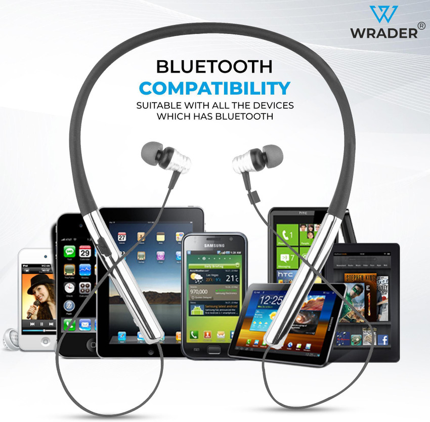 WRADER BK 535 Sports Wireless Bluetooth Neckband Earphone 10hr