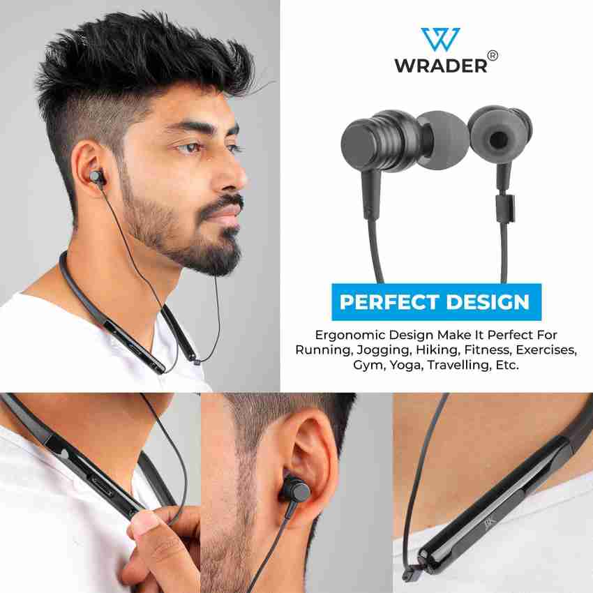 WRADER BK 535 Sports Wireless Bluetooth Neckband Earphone 10hr Playtime Bluetooth Price in India Buy WRADER BK 535 Sports Wireless Bluetooth Neckband Earphone 10hr Playtime Bluetooth Online WRADER Fli...