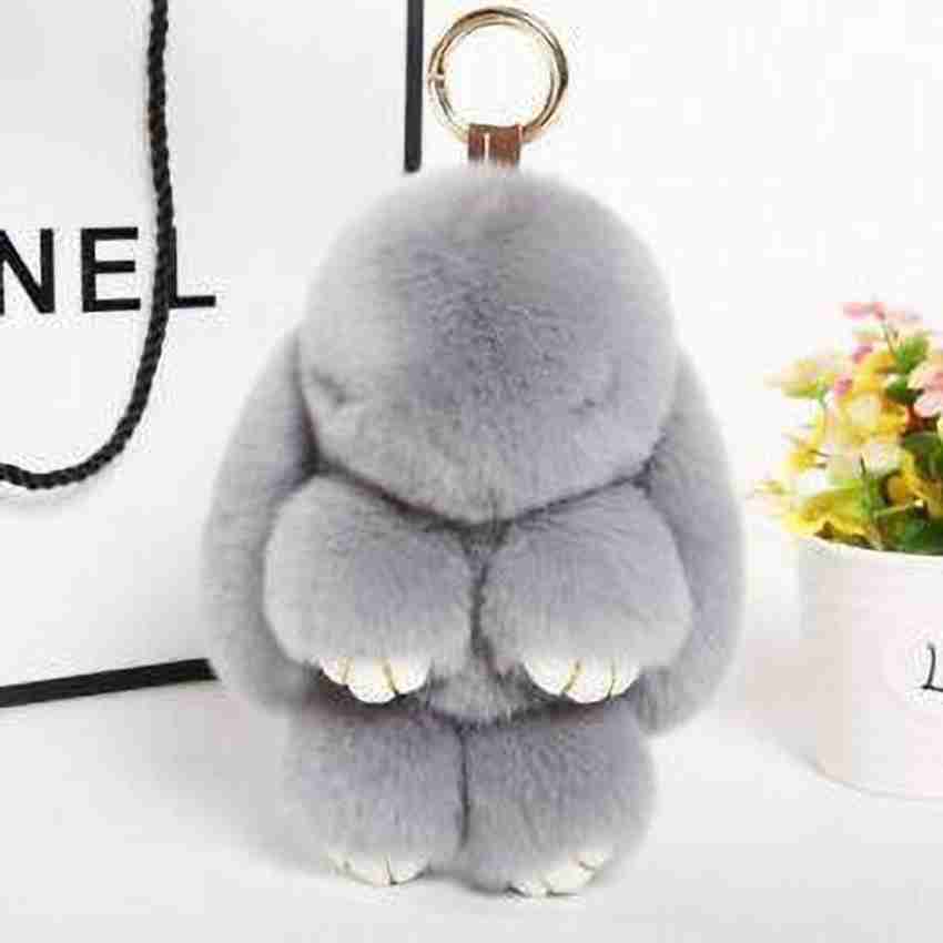 Fur discount bunny keyring