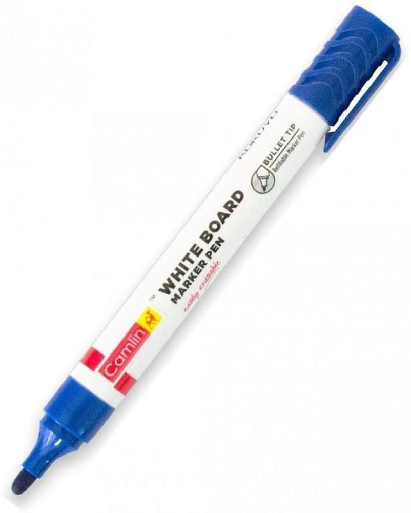 Buy Camlin Kokuyo Marker Pen Blue Ohp 10 Pcs Online At Best Price