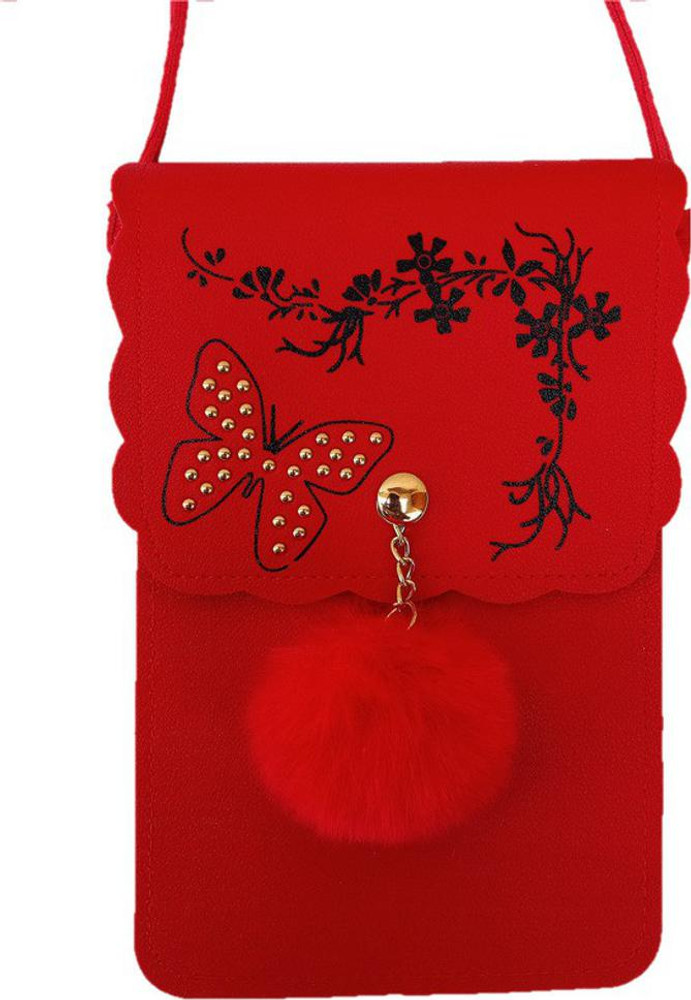 Red cheap colour pouch