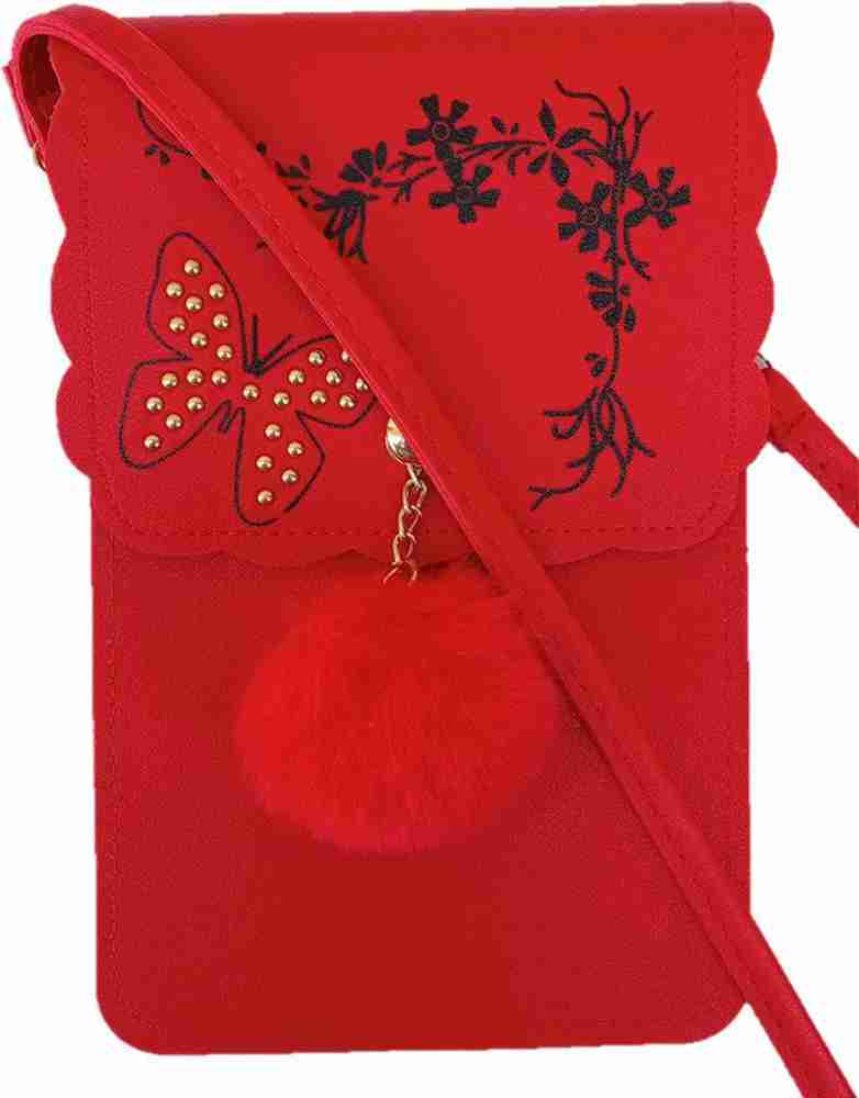 Red cheap colour pouch