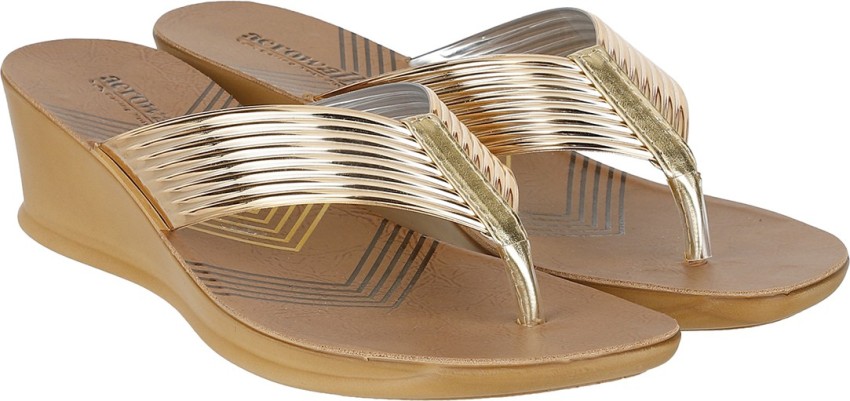 AEROWALK Women Gold Heels - Buy AEROWALK Women Gold Heels Online